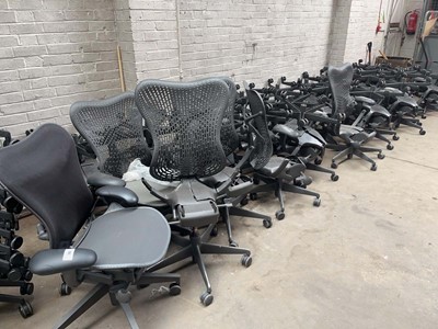 Lot 205 - Approximately 40 Herman Miller Mirra chair...