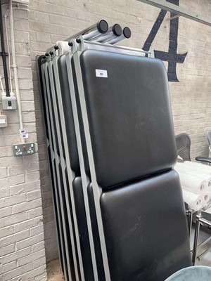 Lot 227 - 8 medical type bench beds (no legs) with a...