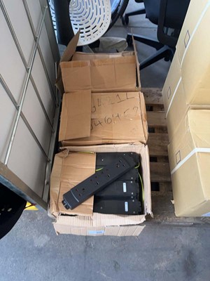 Lot 240 - 3 boxes of black extension power ports