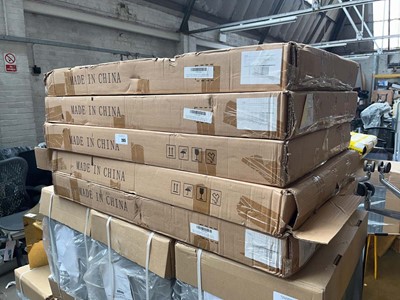 Lot 265 - 5 folding computer table desks - boxed