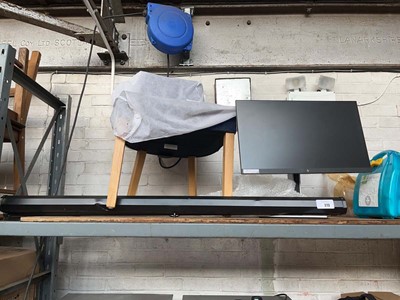 Lot 273 - Shelf of assorted items to include recessed...