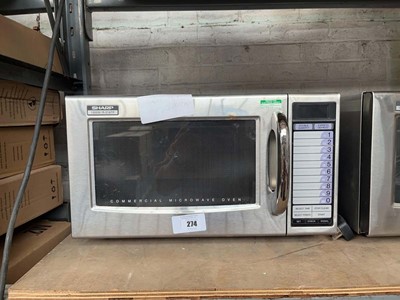 Lot 274 - Sharp 1000 watt microwave oven