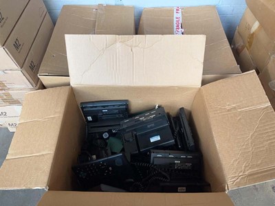 Lot 278 - 3 Large boxes of telephone equipment - mostly...