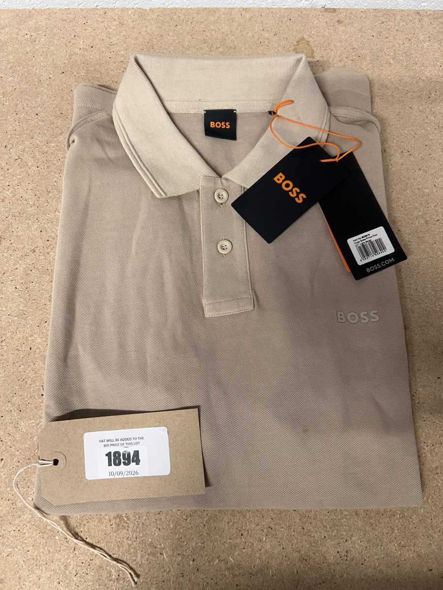 Lot Hugo Boss 'BOSS' logo polo top size XL