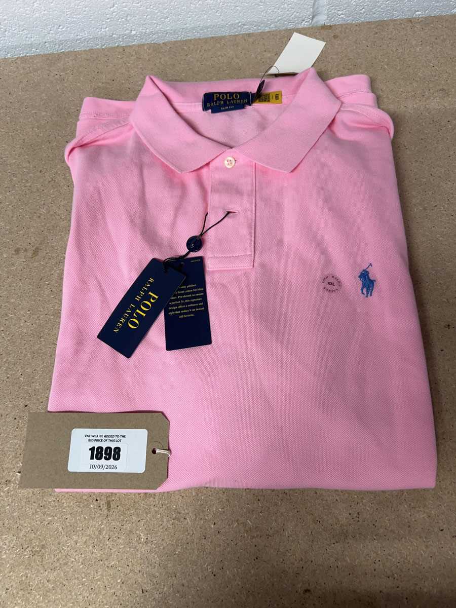 Lot Ralph Lauren polo top in pink size XXL