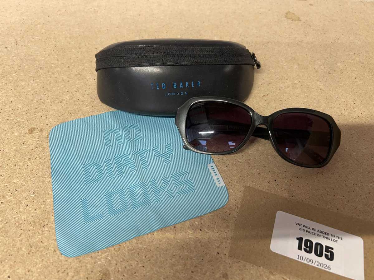 Lot Cased pair of Ted Baker designer sunglasses -...
