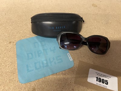 Lot Cased pair of Ted Baker designer sunglasses -...