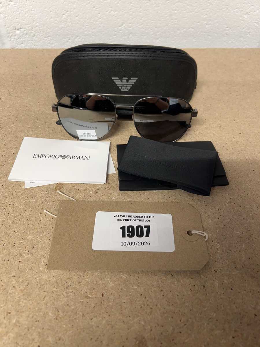 Lot Cased pair of Emporio Armani designer...