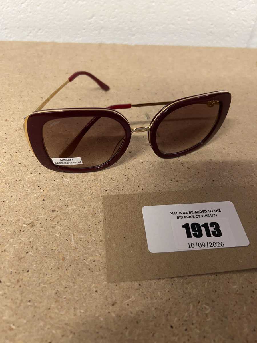 Lot Cartier designer sunglasses