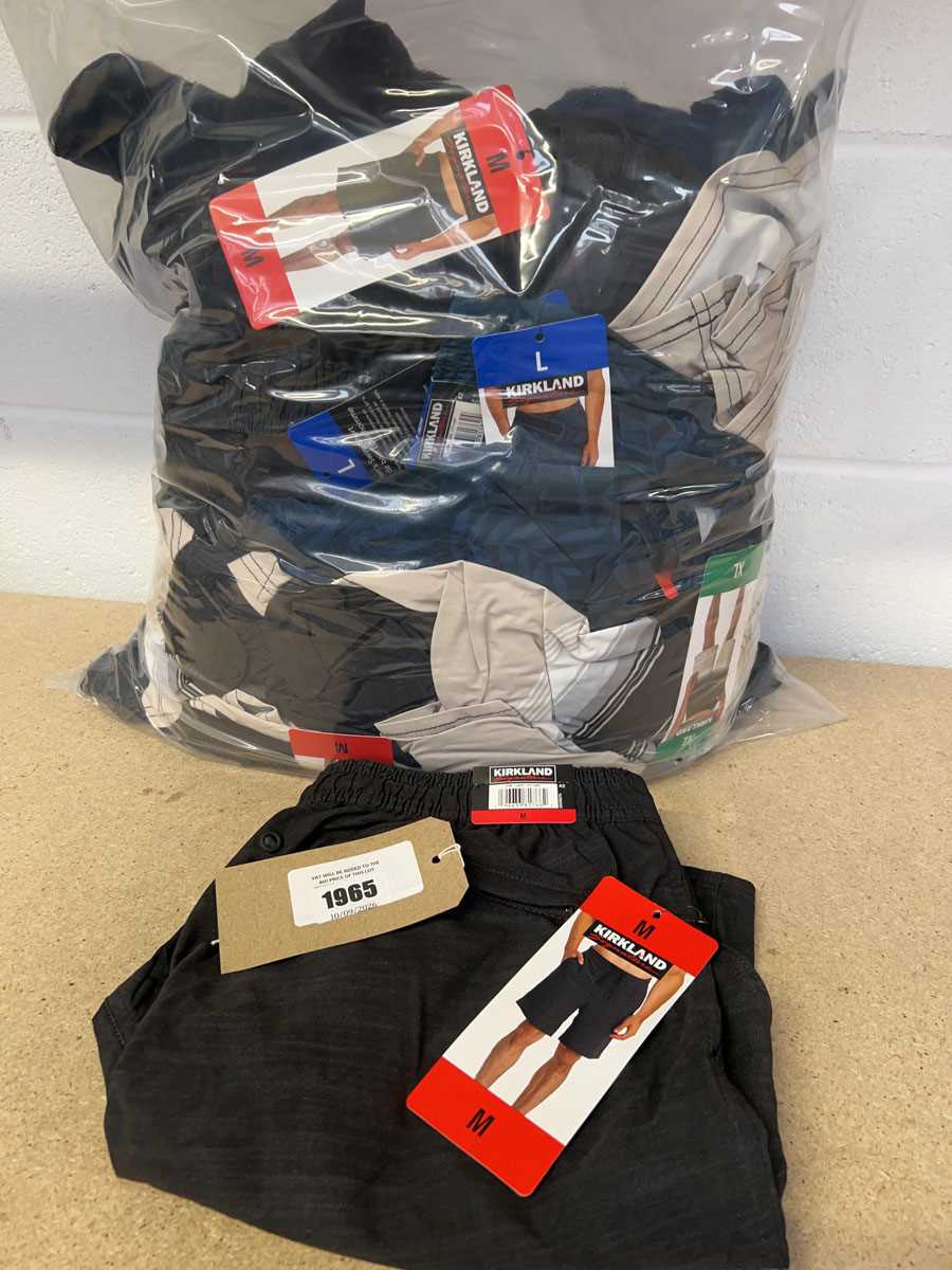 Lot Approx. 30 men's Kirkland swim shorts