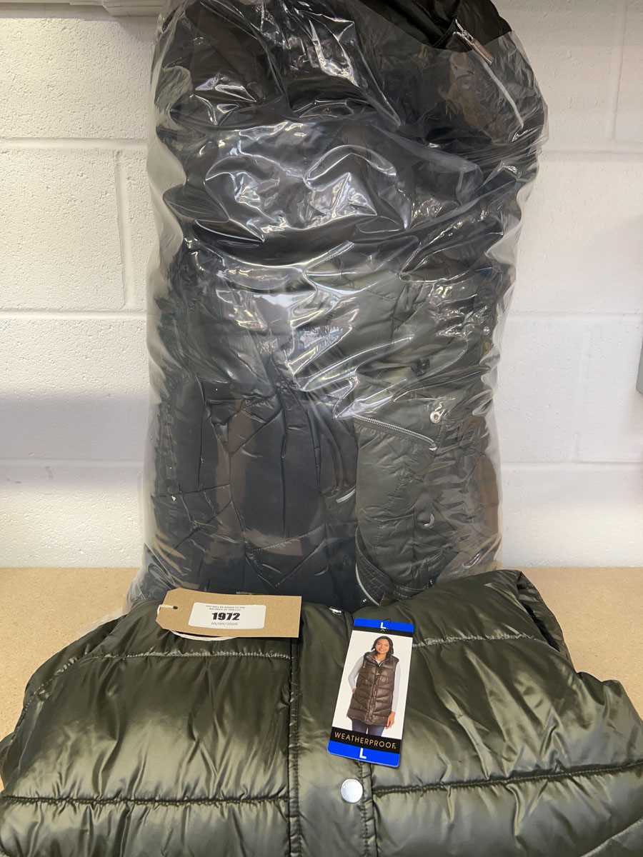 Lot Approx. 9 ladies Weatherproof longline hooded...