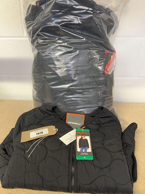 Lot Approx. 10 Merrell lightweight quilted jackets
