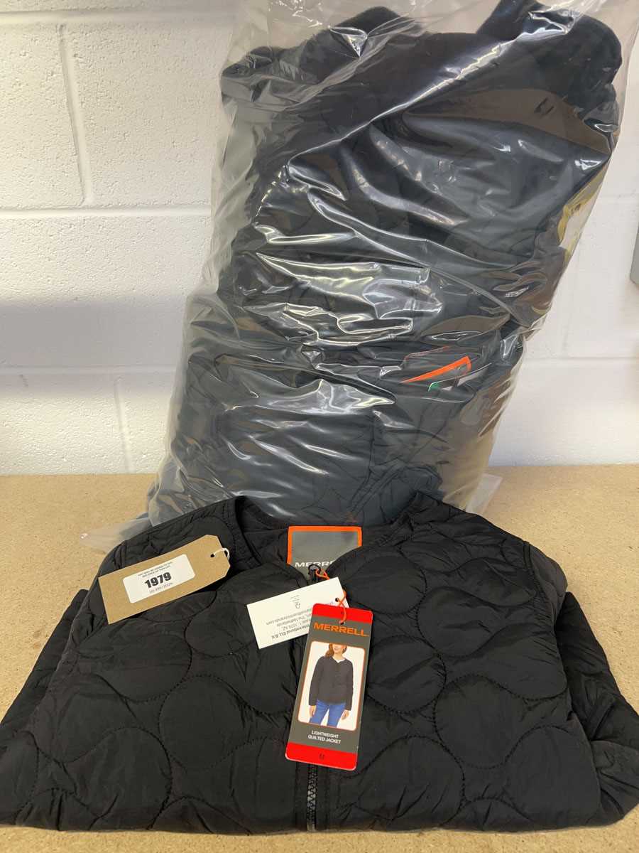 Lot Approx. 10 Merrell lightweight quilted jackets