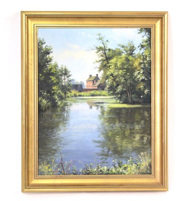 Lot 40 - Rex N. Preston (b. 1948), A red brick...
