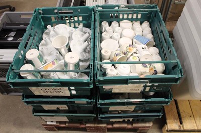 Lot 337 - 6 crates of china wares