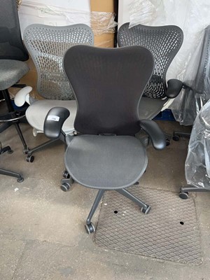 Lot 298 - 3 various Herman Miller Mirra chairs
