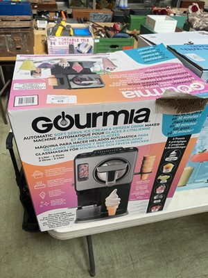 Lot 69 - A boxed Gourmia soft-serve ice cream and...