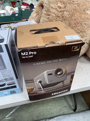 Lot 77 - A boxed Hisense M2 Pro Projector (unchecked)