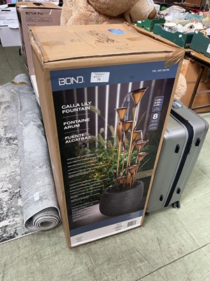 Lot 79 - A boxed Bond calla lily fountain (unchecked)