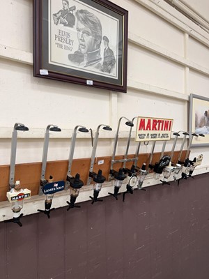 Lot 42 - A Martini branded pub speed pour bar optics...
