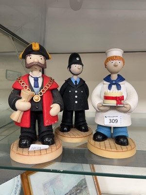 Lot 309 - 3 Robert Harrup Camberwick Green collection...