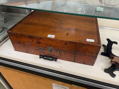 Lot 315 - A cased early 20th-century "The Underwood...