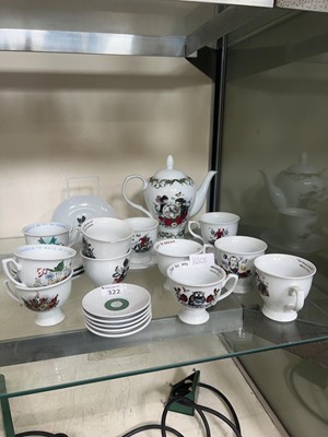 Lot 322 - A Hendricks branded tea set