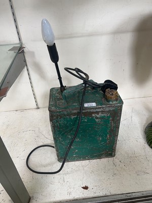 Lot 332 - A distressed 20th-Century metwalwork Esso fuel...
