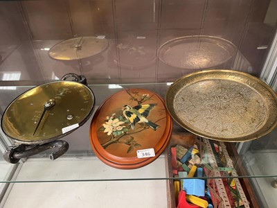 Lot 346 - A Salter wall-mounted hanging scale along with...