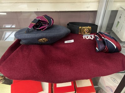 Lot 350 - An assortment of clothing to include an RAF...
