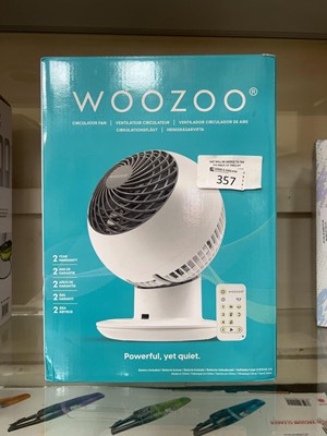 Lot 357 - A boxed Woozoo circulator fan