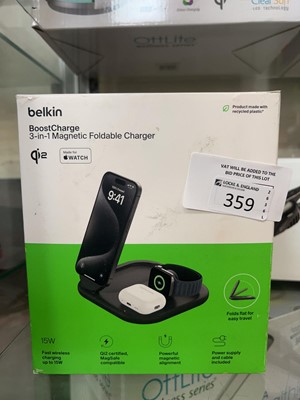 Lot 359 - A boxed Belkin boost charge 3-in-1 magnetic...