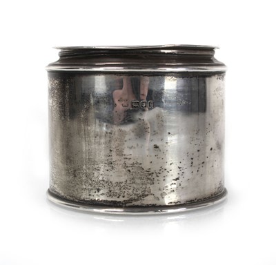 Lot 203 - A Victorian tea cannister, London 1862, 238 grams
