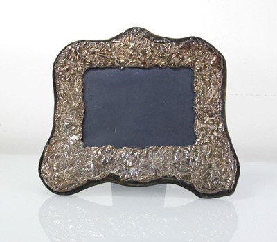 Lot 207 - A silver photograph frame, London 1989, gap...