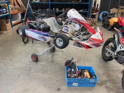 Lot 4012 - Mach 1 2017 Petrol racing kart with TKM BT 95...