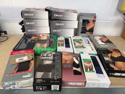 Lot 1838 - Mixed lot of men's and women's underwear &...