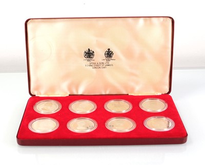Lot 218 - A cased set of Spink & Son 1977 coins...
