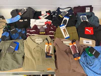 Lot 1846 - Approx. 16 branded items of clothing to...
