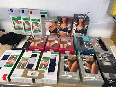 Lot 1853 - Mixed lot of men's and women's underwear &...