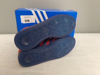 Lot Adidas UK5.5 handball spezial trainers in red -...