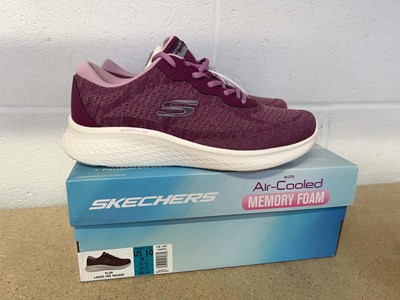 Lot 1876 - Boxed pair of ladies Skechers skech-lite air...