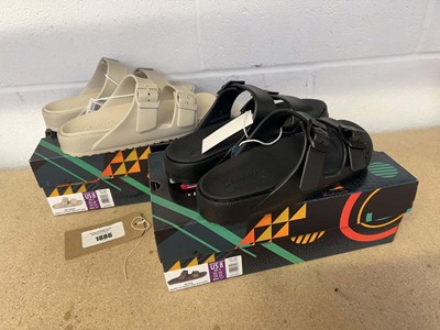 Lot 1886 - x2 boxed pairs of Skechers cali breeze arch...