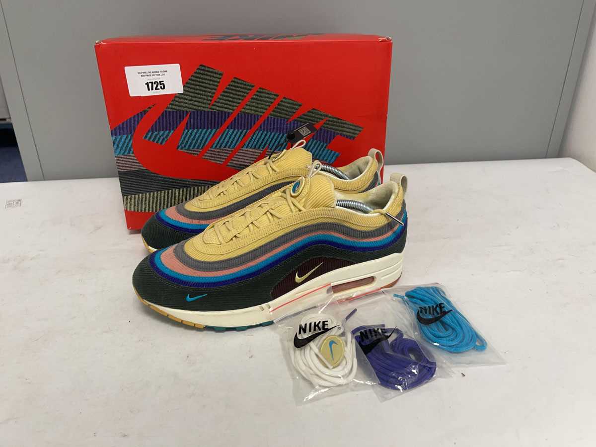 Lot Nike UK9.5 air max 1/97 VF SW trainers in blue...