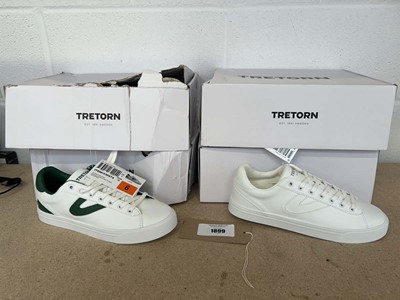 Lot 1899 - x4 boxed pairs of Tretorn trainers size UK 6