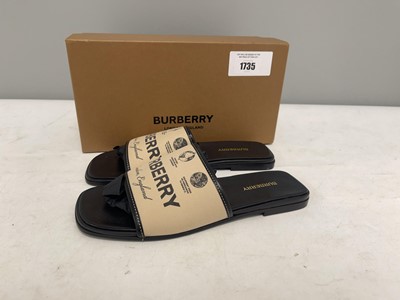 Lot Burberry London England UK6 carolyn slides in...