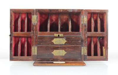 Lot 110 - A mid-19th century rosewood tabletop...