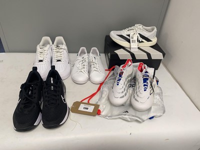 Lot 5x Various pairs of Adidas & Nike trainers