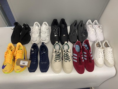 Lot 10x Pairs of trainers to include Fitflop,...