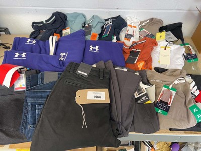 Lot 1964 - Approx. 25 branded items of clothing to...