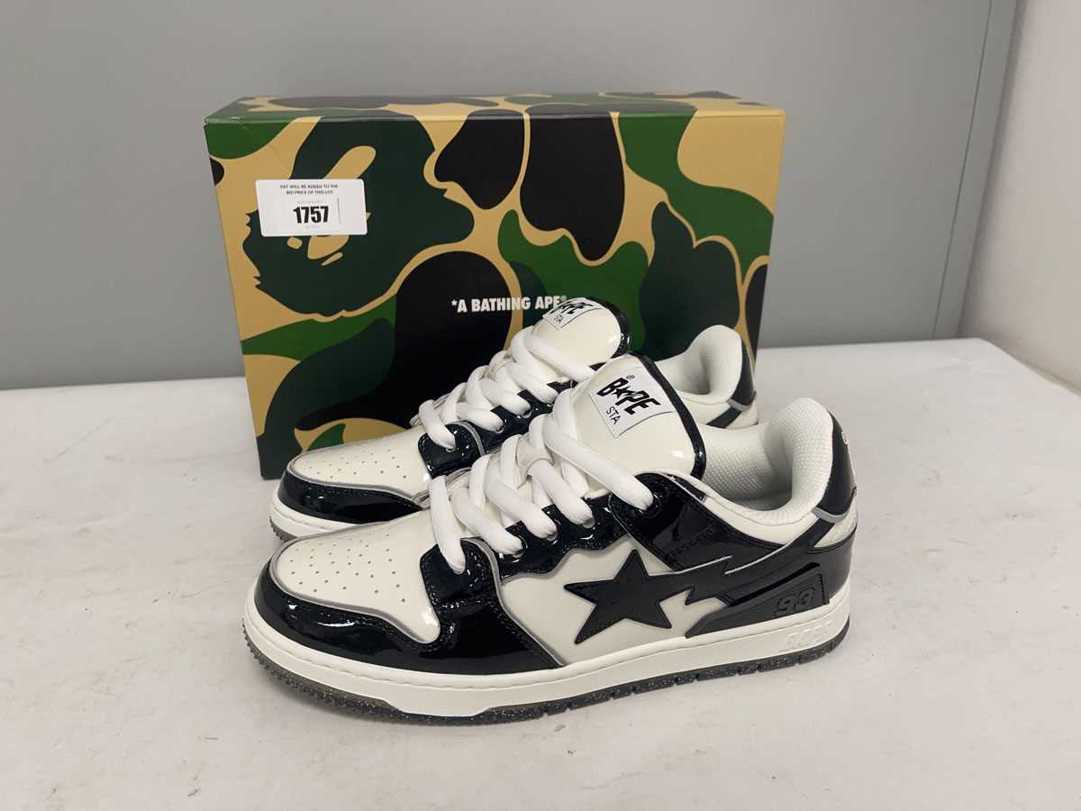 Lot A Bathing Ape UK10 bape sk8 star trainers in...